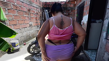 NEIGHBOR HELPS ME WASH MY MOTORCYCLE AND THEN FUCKS MY