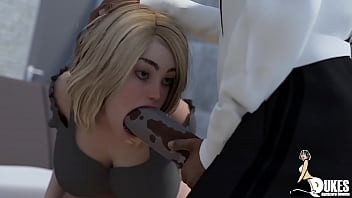 While big booty Ebony wife sucks dick, BBC gets sucked