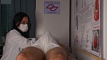 Nurse and aesthetician observes patient's erection!