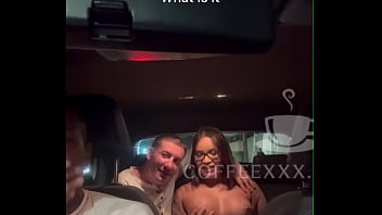 HUSBAND offered HOT WIFE to the UBER DRIVER!! GIFTED NEG&Atilde;O