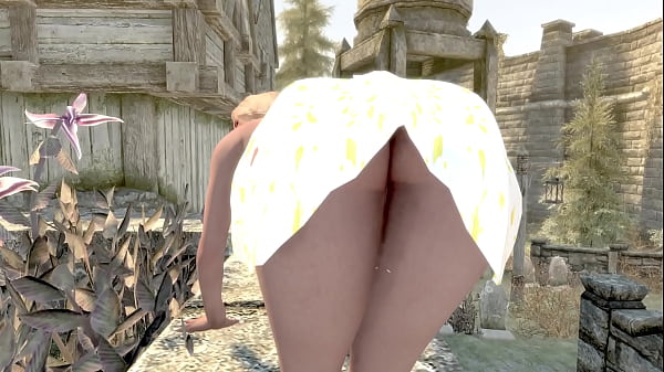 Ebony goddess banged in summer dress