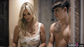 Huge boobs new stepmom MILF Rachel Cavalli got cozy with