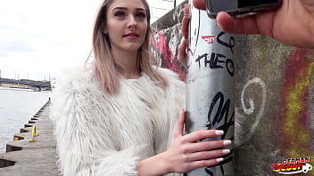 GERMAN SCOUT - Skinny German Becky California First Time Porn