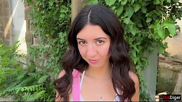 Peeing Teen Caught in Abandoned Place and Fucked in Tight