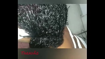 Naughty black girl with a greedy mouth