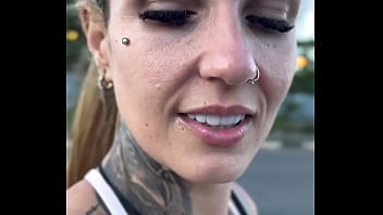 I saw a prostitute hanging out on the street and