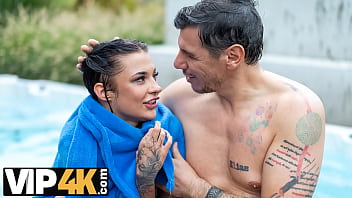 VIP4K. Brunette teen Chloe Heart was rescued by StepDaddy and