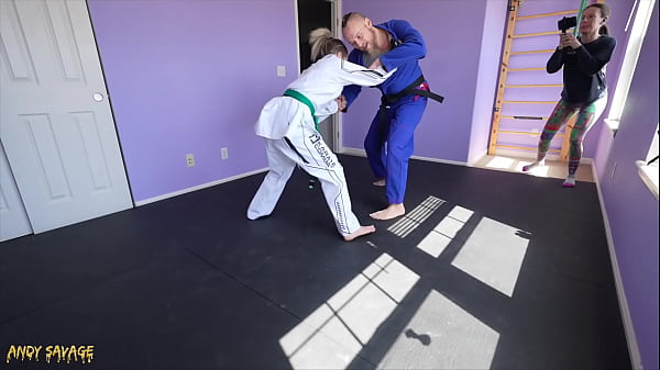 Jiu Jitsu lessons turn into DOMINANT SEX with coach Andy