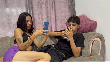 DON'T CUM INSIDE! Stepsister offers her juicy pussy in exchange