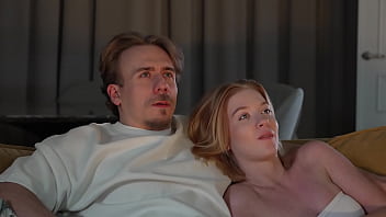 Juicy Creampie! Hot Blonde Gets Doggy Style On Couch. 4K