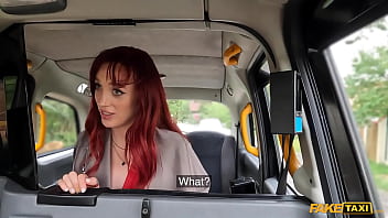 Fake Taxi - slim French redhead in a hurry can