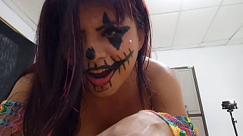 LUCKY STEP-BROTHER MEETS HIS STEP-SISTER DRESSED IN EXOTIC COSTUME ON