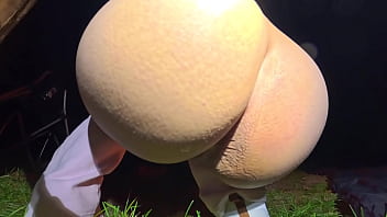 Wife Bent Over and Used Outside at Camp Trying to