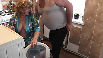 Old and young. Hard sex. Sexy blonde MILF Frina decided