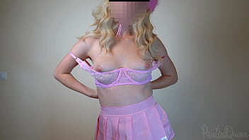 Hot cowgirl is stripteasing and begging to fuck her hairy