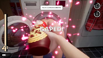 [Perverted Game Play] Mom can't get out of the washing