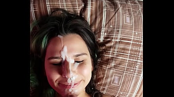 Fucked Step Sister In Mouth, Takes Cum On Face