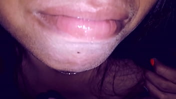 My Mexican girlfriend sucks my cock and I cum in