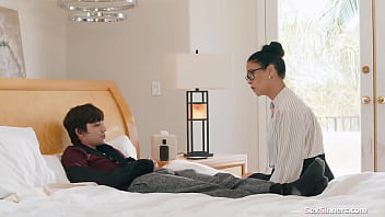 Teacher gives student a HELPING HANDjob