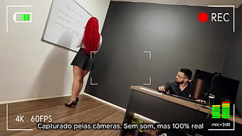 The secretary came in just to write on the board...