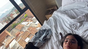 ROUGH CASTING RIDE - Petite Busty Colombian Latina Milf Brunette