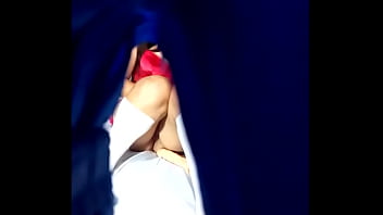 Role playing AMATEUR TRIES ON HER MOTHER'S UNDERWEAR and PLAYS