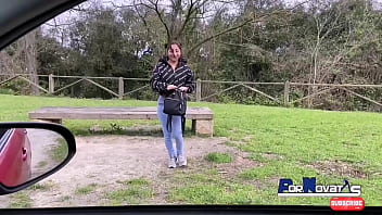 PORNOVATAS - Latin mother fucking in the car with Victor