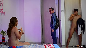 THE STEPMOTHER HAS BEEN COVERED BY HER STEPSON BEING UNFAITHFUL