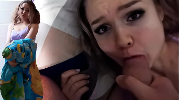 Facefucking and Hard Doggy Fucking till Cum on StepSis's Big