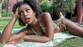 Gorgeous Ebony Babe Railed Hard By Big White Cock American