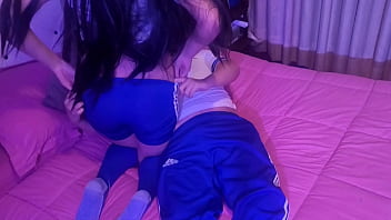 Real video of Mexican with her classmate, student from marginal