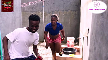 RUNNING INSIDE TO GET A GOOD SEX ON CHRISTMAS DAY.