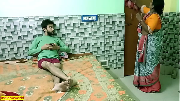 Indian teen boy fucking with hot beautiful maid Bhabhi! Uncut