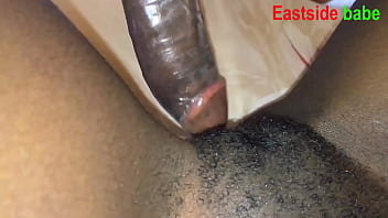 My ebony horny amateur wife demands for morning hardcore banging