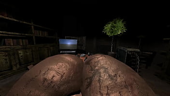 A dump in the dark (twerking pawg)