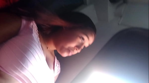 I met this busty brunette on the bus on the