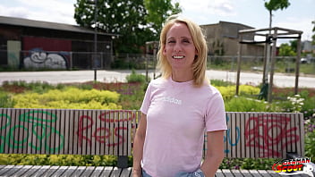 GERMAN SCOUT - Skinny Mature Melisa Rose Pick Up for