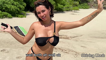 BUSTY MILF loses a bet and has to PAY up