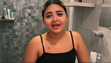 Insecure stepsister over her small breasts ends up having sex