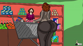 Big Booty Mrs. Keagan get trouble at the super market