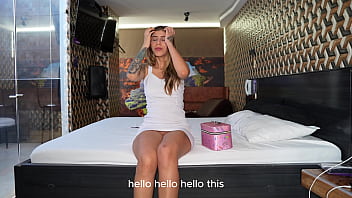 Colombian whore's first casting call: she fucks the interviewer -