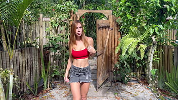 Divorced neighbor came for a towel and received a blow