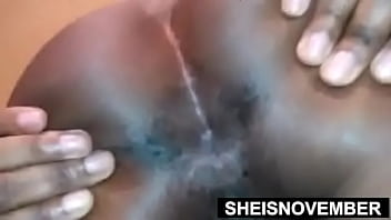 Msnovember Spreading Open Her Hairy Horny Asshole With Pink Wet