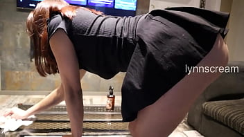 The most slutty cleaning lady I ever hired