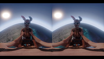 VReal 18K Fuck Harley Quinn skydiving from airplane jump and
