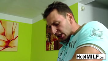 Blonde MILF in bikini treats her man to some anal