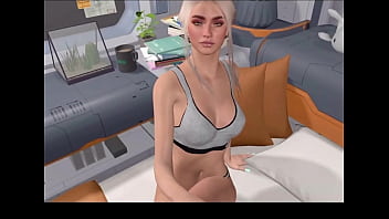3D HQ AI Breast Expansion Blonde Big tits Solo POV