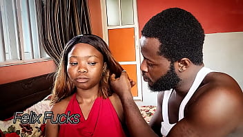 Cheating girlfriend caught fucking her boyfriend roommate because of Iphone