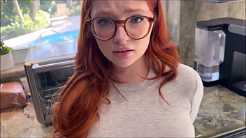 Redhead Step Daughter Filled With Cum - Naomi Hughes -