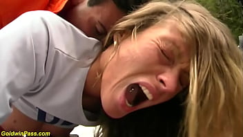 German public mountain snow anal party